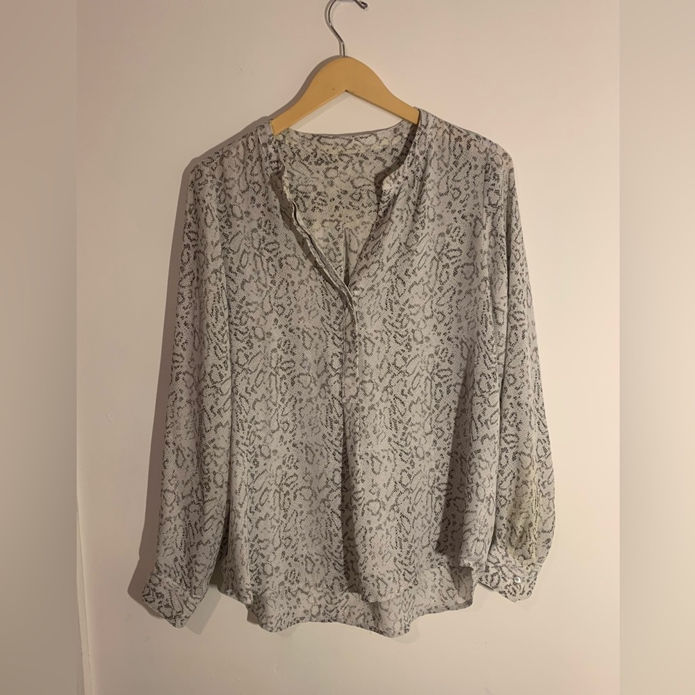 Animal print blouse - M